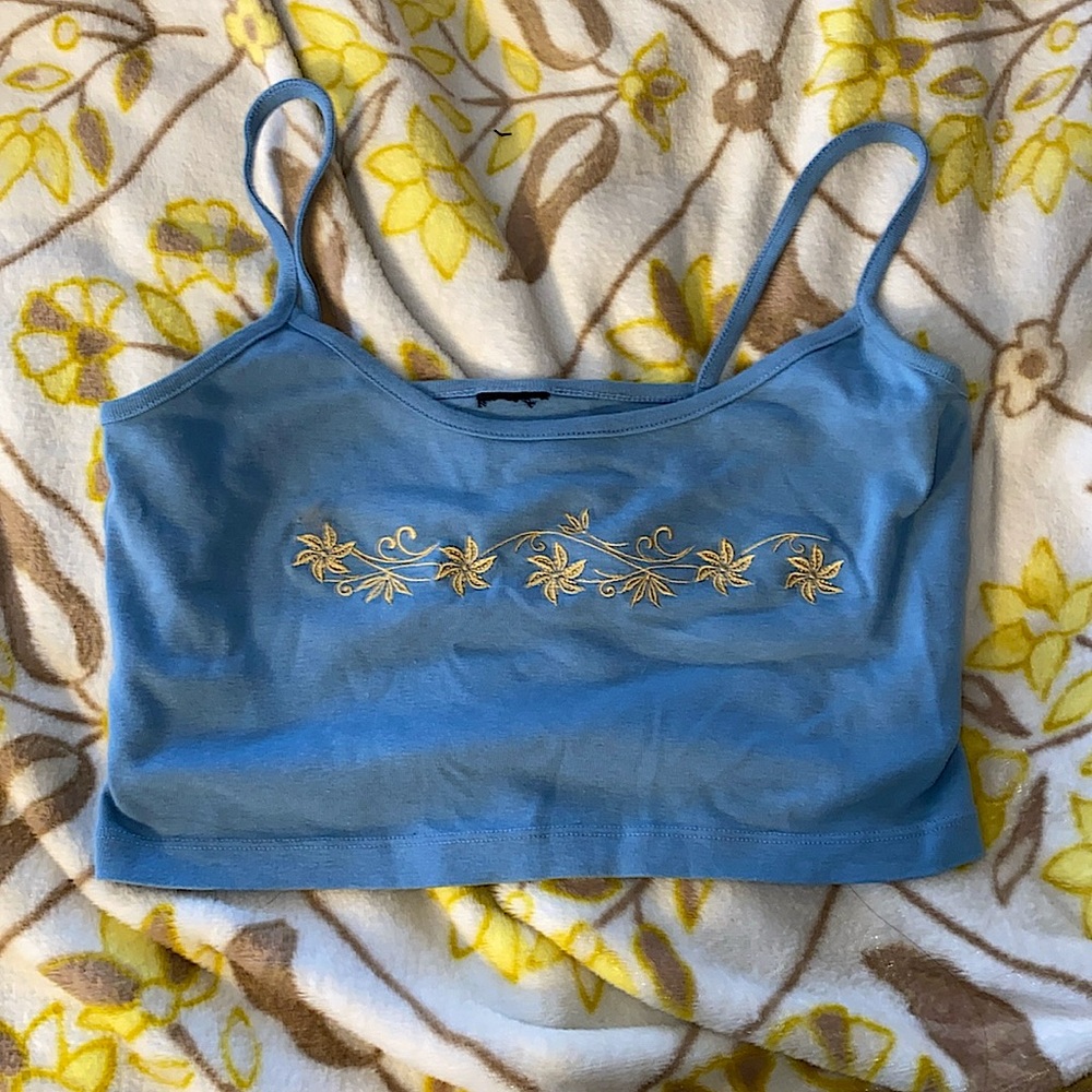 urban outfitters cropped tank top